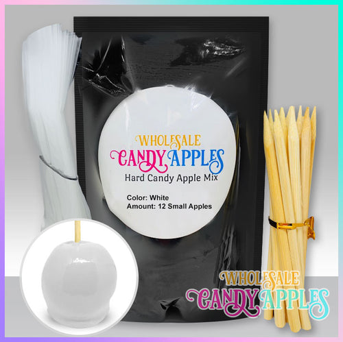 DIY Apple Kit-White Plain Candy Apple- $20.00 each