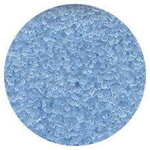 Baby Blue Sugar Crystal Candy Apple