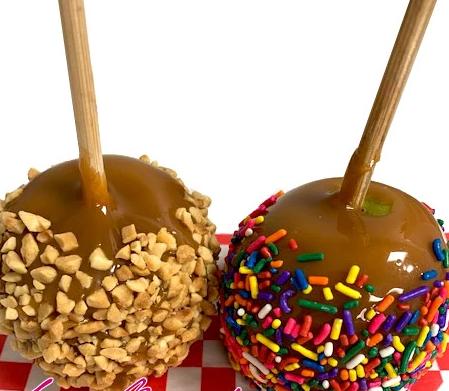 Mini Caramel Apple With Mini M&M –