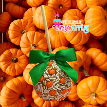 Fall Pumpkin Sprinkle Caramel Apples- 3 ct.