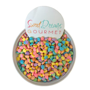 a bowl filled with colorful candy sprinkles