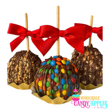 Large Gourmet Milk Chocolate Caramel Apple with Mini M&M's