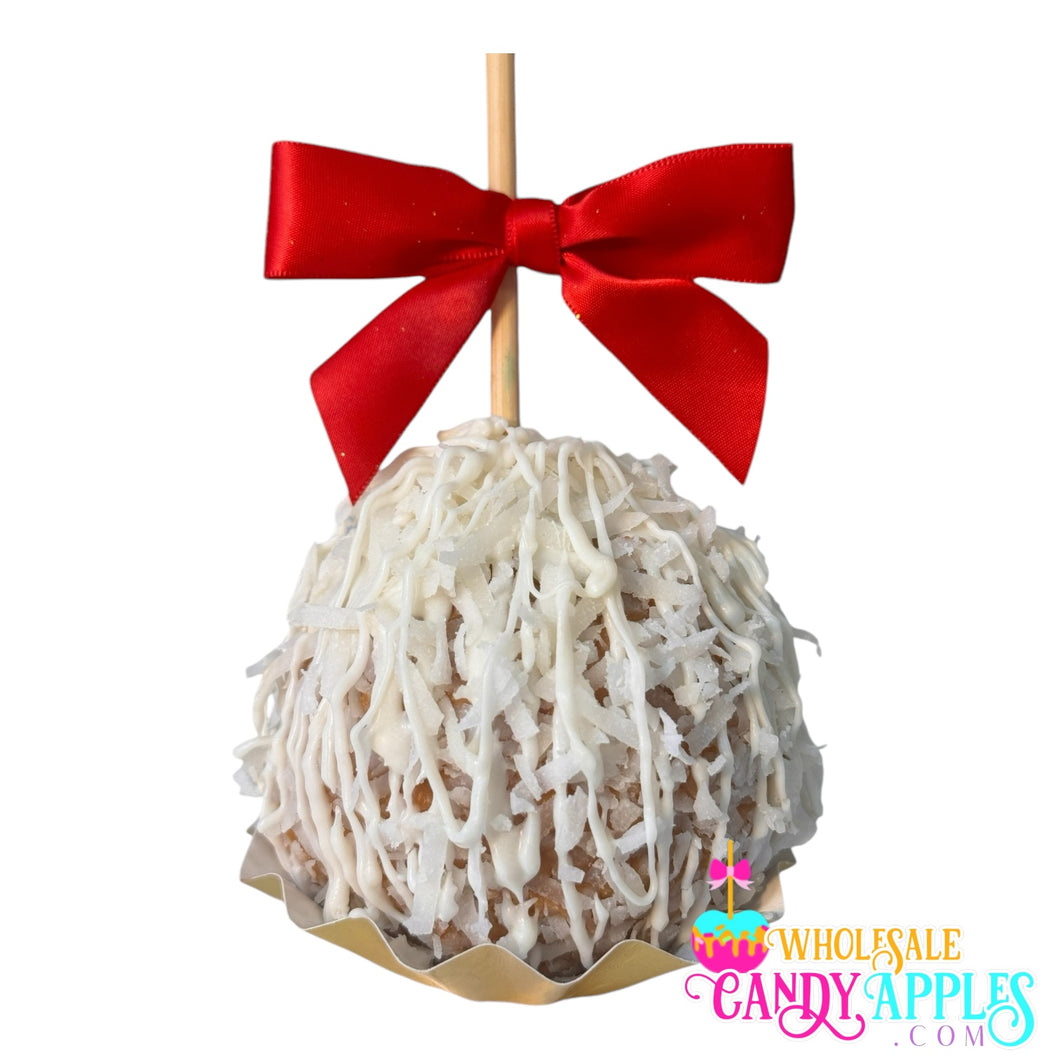 Large Gourmet Milk Chocolate Caramel Apple with Coconut