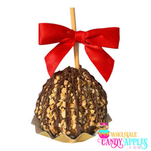 Large Gourmet Milk Chocolate Caramel Apple with Peanuts