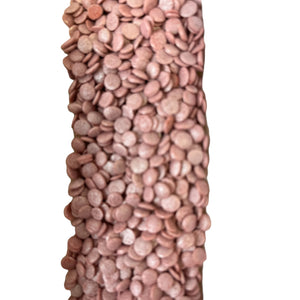 a pile of pink pebbles sitting next to each other