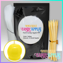DIY Apple Kit-Yellow Plain Candy Apple- $20.00 each