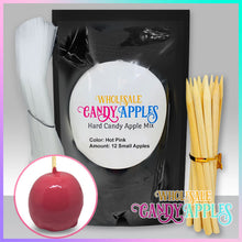 DIY Apple Kit-Hot Pink Plain Candy Apple- $20.00 each