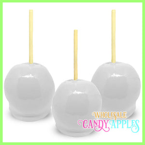 "JUST MIX"-White Plain Candy Apple- $15.00 each