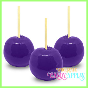 "JUST MIX"-Purple Plain Candy Apple- $15.00 each