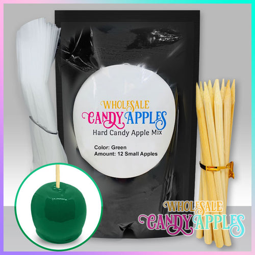 DIY Apple Kit-Green Plain Candy Apple- $20.00 each