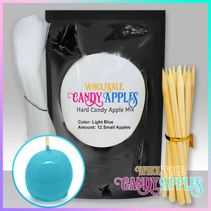 DIY Apple Kit-Baby Blue Plain Candy Apple- $20.00 each
