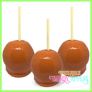 "JUST MIX"-Orange Plain Candy Apple- $15.00 each