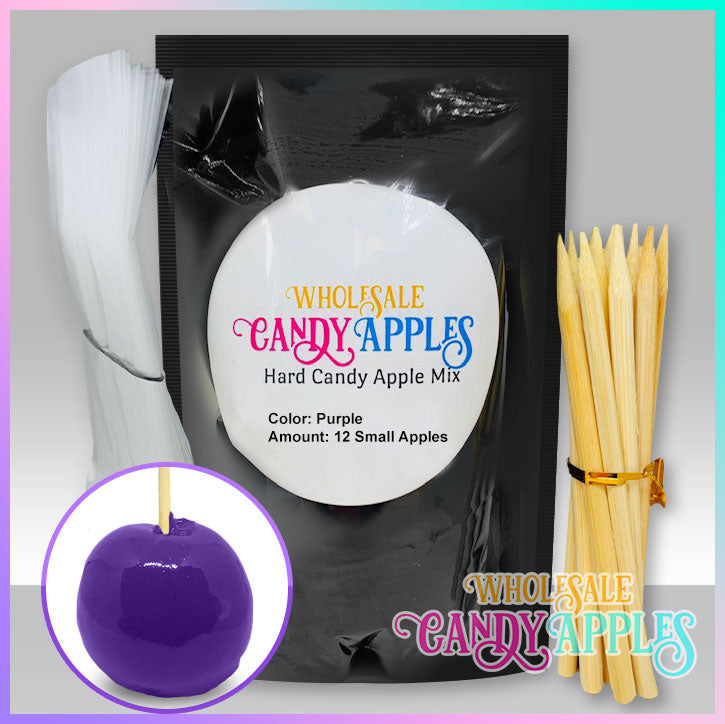 DIY Apple Kit-Purple Plain Candy Apple- $20.00 each