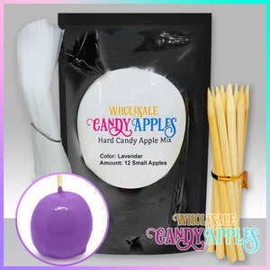 DIY Apple Kit-Lavender Plain Candy Apple- $20.00 each