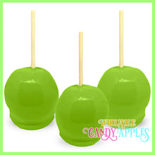 "JUST MIX"-Lime Green Plain Candy Apple- $15.00 each