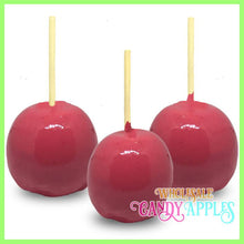 DIY Apple Kit-Hot Pink Plain Candy Apple- $20.00 each