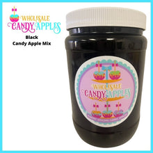 "JUST MIX"-Black Plain Candy Apple- $15.00 each