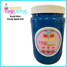 "JUST MIX"-Royal Blue Plain Candy Apple- $15.00 each