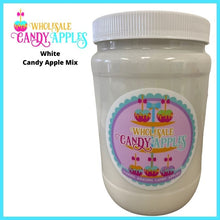 "JUST MIX"-White Plain Candy Apple- $15.00 each