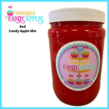 "JUST MIX"-Red Plain Candy Apple- $15.00 each