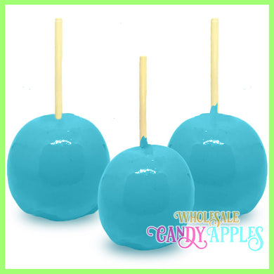 Baby Blue Plain Candy Apples
