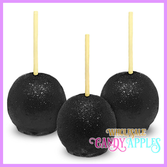 Black Chocolate Glitter Apples –