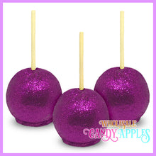 Lavender Glitter Candy Apples
