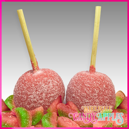 Pink Watermelon Sweet & Sour Candy Apple