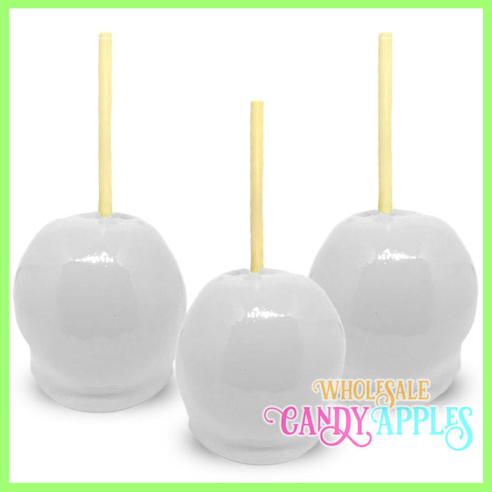 White Plain Candy Apple – wholesalecandyapples.com